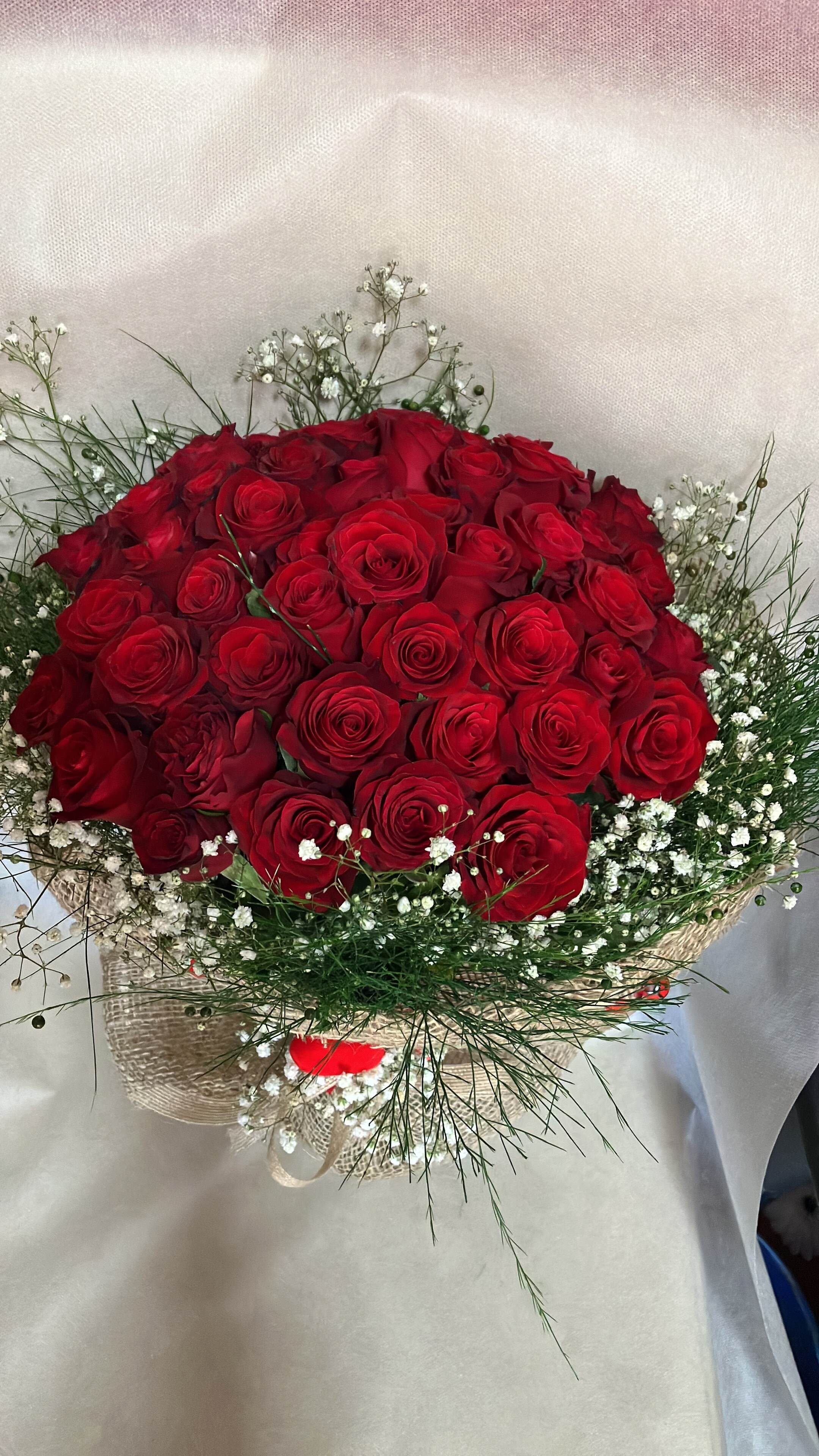 41 Gül, (Yuvarlak Çuval Abakalı)